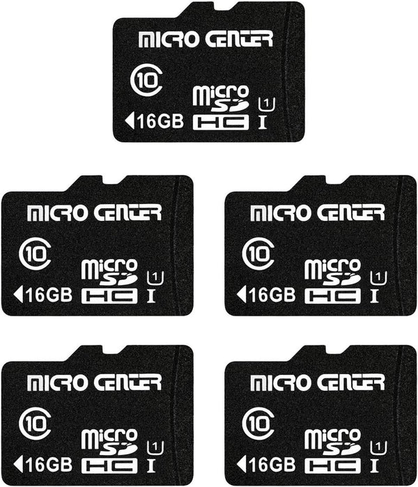INLAND Micro Center 16GB Class 10 Micro SDHC Flash Memory Card with Adapter for Mobile Device Storage, Phone, Tablet,