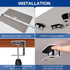 Under Desk Laptop Storage Mount, Metal Holder for Devices Thickness 1.37", with Anti-Scratch Silicone (White)