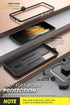 SUPCASE Galaxy S21+ Plus Case with Stand, Black Unicorn Beetle Pro, Military-Grade Full-Body Rugged Protection