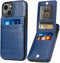 iPhone 13 Wallet Case with Credit Card Holder, PU Leather Wallet Case for 6.1 inch iPhone 13 (Blue)