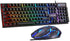 CHONCHOW Gaming Keyboard and Mouse Combo, USB Wired RGB Backlit, Mechanical Feel Anti-ghosting