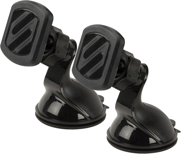 Scosche MAGWSM-2PXCES0 MagicMount Magnetic Suction Cup Phone Mount for Car Windshield/Dashboard - 360° Adjustable