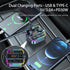 skybess PD30W QC3.0 5.3 FM Transmitter for Car Bluetooth, Upgraded USB C & USB Charger Bluetooth Radio Adapter