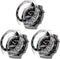 Huawei Watch Ultimate Screen Protector Case, PC+Tempered Glass Full Coverage Bumper (Clear * 3)