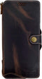 Yogurt Case Compatible for iPhone 16 Pro, Genuine Leather Wallet Cover Compatible for
