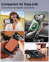 Z Case for iPhone 15 Pro, Frameless with Magsafe Kickstand, 360° Rotatable Magnetic Stand - Black