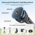 ULANZI MA07 1/4" 17/16/15/14/13/12 Magnetic Phone Tripod Mount for Magsafe, Aluminum Camera Phone Mount with Screw