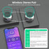 SEVENKA 2 Mini Speakers, 3W Portable Water Resistant Wireless Stereo Pairing, Rechargeable Metal Bluetooth Speakers