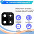 BESJMYT 2 Pack A12 A12 SM-A125U SM-A125U1 for Samsung Galaxy Rear Camera Lens Replacement Adhesive Back Camera Glass