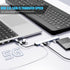 FAWETTY 7 1 2* 5* 3.0 2.0 PS4, Aluminum in USB C/USB Hub, USB C and USB, USB and USB Ports, Ultra Slim Portable USB