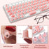 Allinside 70 Raised Silicone Keyboard Stickers for Long Nails, Reusable Self-Adhesive Key Stickers for Comfortable