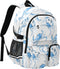 Bolaz Watercolor Crabs Travel Backpack 14 Inch Laptop Computer Bag Sturdy School Bag