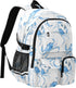 Bolaz Watercolor Crabs Travel Backpack 14 Inch Laptop Computer Bag Sturdy School Bag