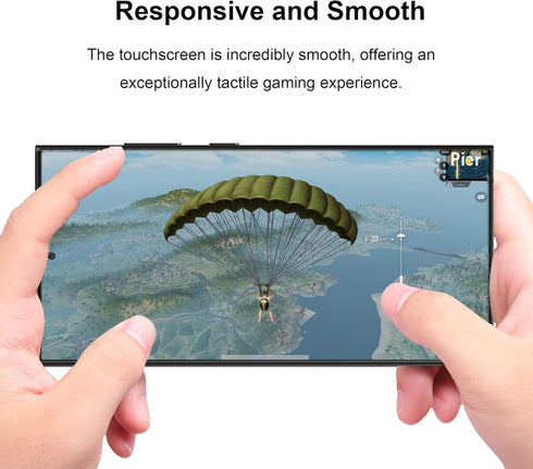 2 Pack Matte Privacy Screen Protector for Samsung Galaxy S24 Ultra - Anti Glare, Case Friendly, Fingerprint Unlock