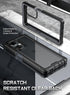 OnePlus Nord N30 5G Poetic Guardian Case: 20FT Mil-Grade Drop Tested, Full Body Hybrid Shockproof Bumper, Black/Clear.