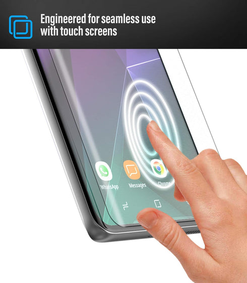 magglass Tempered Glass Screen Protector for Samsung Galaxy S21, Anti-Bubble UHD Clear, Fingerprint Sensor Compatible