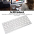 Multi-Device Slim Portable Bluetooth 3.0 Keyboard, 11 Kind of Language 78 Keys Ultra Slim Keyboard for/Windows/Android(Russian)