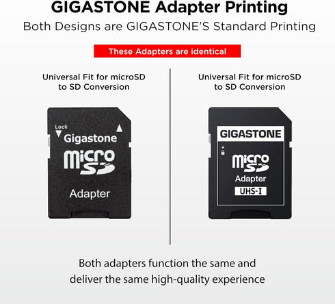 Gigastone 64GB A1 V30 4K 90MB/s A1 10, Micro SD Card, Video Recording, Surveillance Security Cam Action Camera Drone