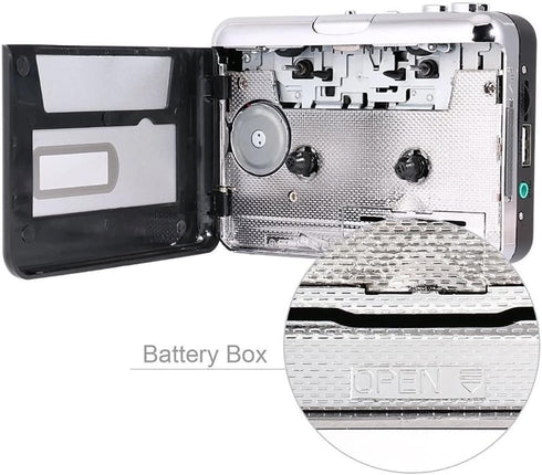 Y&H Cassette MP3 Cassette Tape Player Record Tape to Digital Converter,USB Capture,Save to USB Flash Drive Directly,No
