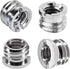 8PCS 1/4 Inch to 3/8 Inch Male Camera Screw Mount Adapter, Tripod Screw Adapter Set