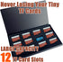 12 Slots Micro SD Card Holder, Ultrathin Mini Aluminum Waterproof Case for Micro SD/Micro SDHC/TF Cards, Rustproof