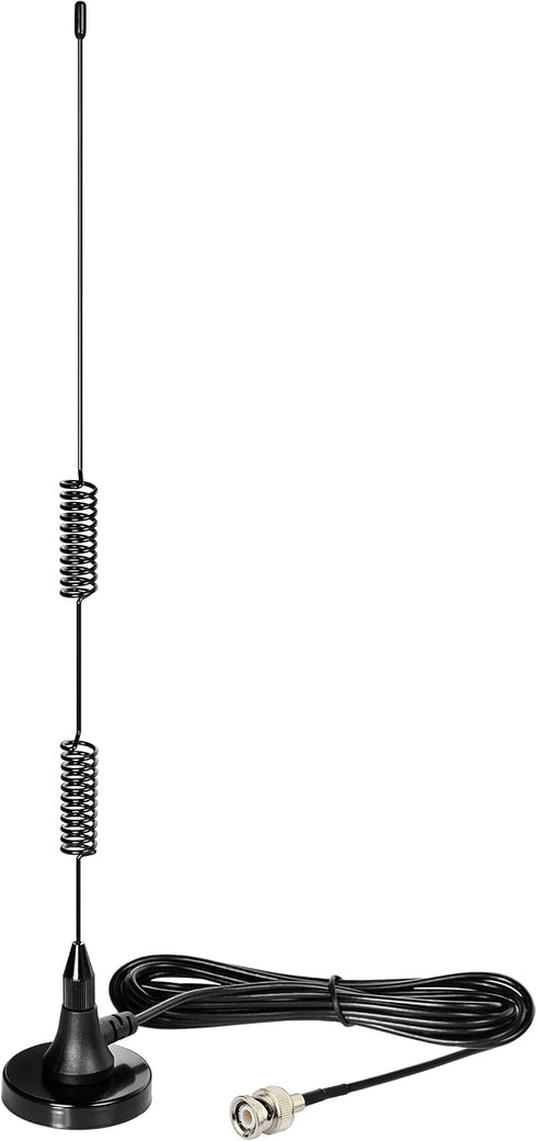 BINGFU 20-1300MHz Police Scanner Antenna Magnetic Base HF VHF UHF Two Way Ham