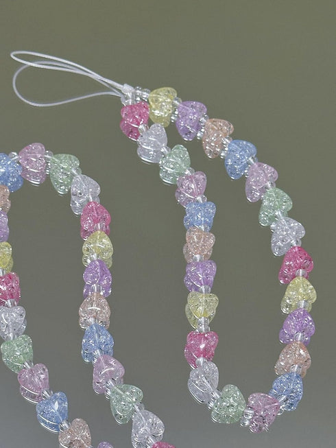Drawwind Phone Charm Strap - Universal Cell Phone Lanyard Wrist Strap, Handmade Beaded Phone Case Accessories for Women