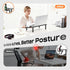 3 2 Pack Computer Monitor Stand Riser for Desk, Height Adjustable PC Laptop TV Desktop Monitor Stand Shelf, Metal