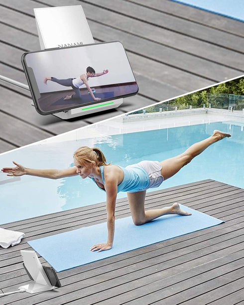 NANAMI Fast Wireless Charger - Qi Certified Charging Stand 7.5W for iPhone 15/14/13/12/SE 2020/11/XS Max, 10W for