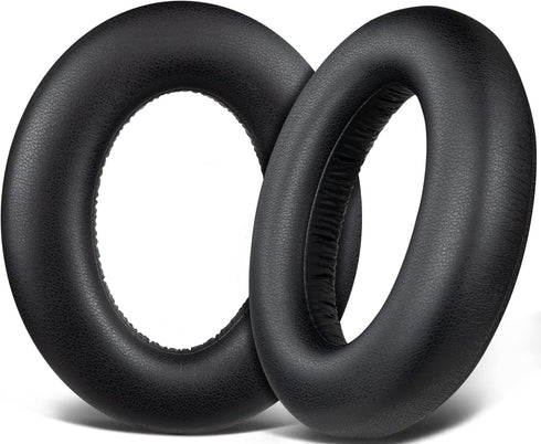 SOULWIT Protein Leather Earpads for Sennheiser Momentum 4 Over/Around Ear Headphones, Noise Isolation Foam Cushions -