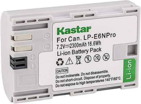 Kastar 3-Pack Battery and LTD2 USB Charger for Canon EOS 5D, 6D, 7D, and more