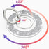 Magnetic Phone Ring Holder for MagSafe, Glitter Grip Compatible with iPhone 15/14/13/12 Pro Max Accessories