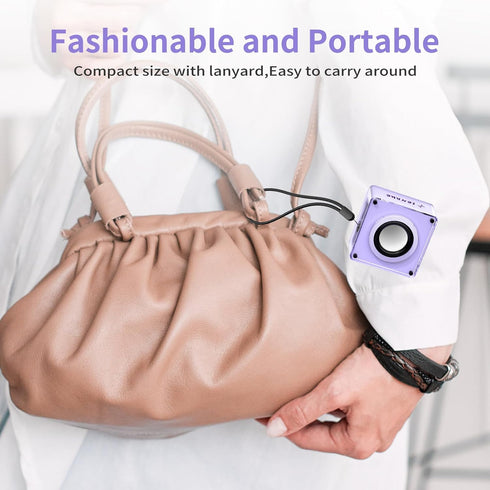 LENRUE Mini Bluetooth Speaker, 5W Wireless Portable Speaker with Clear Sound, TWS/TF Card Support, Lanyard Design for