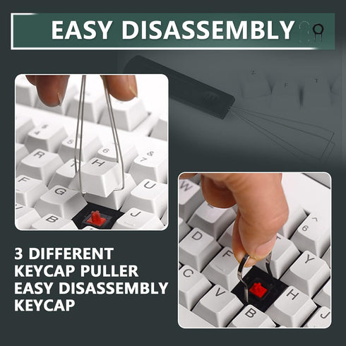 Keyboard Cleaner Kit, Computer Cleaning Kit, Mechanical Keyboard Cleaning Kit, Anti-Static Brush, Small Cleaning Brush,