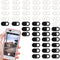 LIQWEI 50PCS Webcam Cover Slide, 0.023 Inch Ultra-Thin Universal Web Camera Cover for