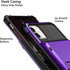 Vofolen Wallet Case for iPhone 11, 4-Card Holder ID Slot, Anti-Scratch Dual Layer Hybrid TPU Bumper, Purple