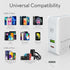 USB C Charger, MANTO 30W 2 Port PD Fast Charger with 20W USB-C Power Adapter, Foldable International Travel Adapter for
