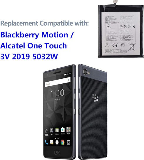 TLP038B1 Replacement Battery for BlackBerry Motion/Alcatel One Touch 3V 2019 5032W + Tools