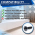 ReplacementScrews 6003-001334 (M4XL14) (8) TV Stand Screws Compatible with Samsung