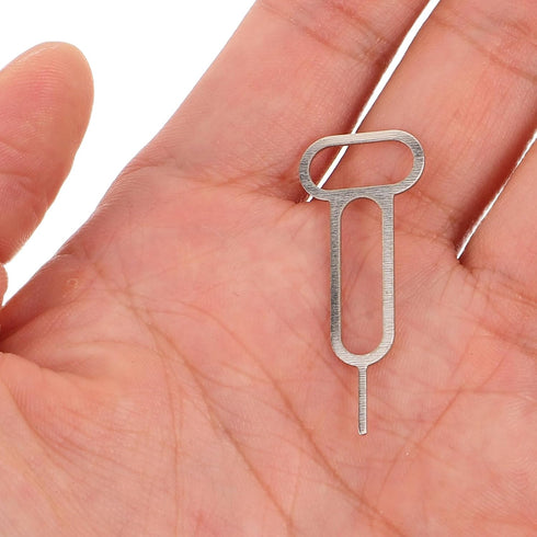 300pcs NUOBESTY Sim Card Ejector Pins Stainless Steel Mobile Phone Card Removal Tools for Smartphone Sim Tray Ejection