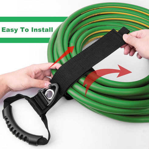 FOLIV 4PCS Heavy Duty Storage Straps, 3 in 1 Multifunction for Cables, Hoses, Ropes, Extension Cord Organizer - 28'' +