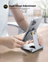 Lamicall 2024 Upgraded Adjustable Cell Phone Stand Desk, Foldable Desktop Phone Holder, Compatible with iPhone 15 14,