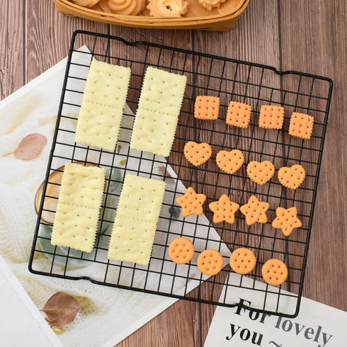 20Pcs 5 Fake Cookies, Styles Artificial Biscuits Simulation Realistic Dessert Crackers Food for Home Kitchen Shop