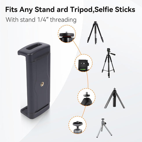 Mechrig 2-in-1 4.7-9.6" 12.9, #812002 Phone and Tablet Tripod Mount Adapter, Universal Tablet Phone Holder Adapter