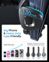 MRGLAS 2026 Upgraded Phone Holders for Your Car with New Metal Hook Clip, Handy Air Vent Cell Phone Car Mount [One Hand
