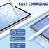 iPad Apple Pencil 9th & 10th Generation, Fast Charge Stylus Pen for iPad, Palm Rejection, Tilt Sensitivity, Compatible