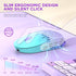 Bluetooth Wireless Mouse - Dual Mode Rechargeable Silent Computer Mice with 2.4G Type C Receiver for MacBook, Laptop