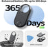 Hendari 1 Pack, 5.3 Keys/Luggage/Backpack CR2032 Air Tracker Tag Black - Bluetooth Tracker and Item Finder Work