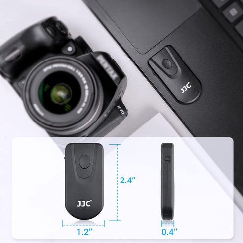 JJC Wireless Infrared Shutter Release Remote for Pentax K-70 K-30 K-5 II K-5 IIs K-3 II K-1 II K-S2 K-S1 645D 645Z