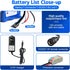 Generic 12V 2600mAh Pack (12V 2600mAh) Rechargeable Li-ion Battery with Charger, Bare Leads Wire Battery Perfect